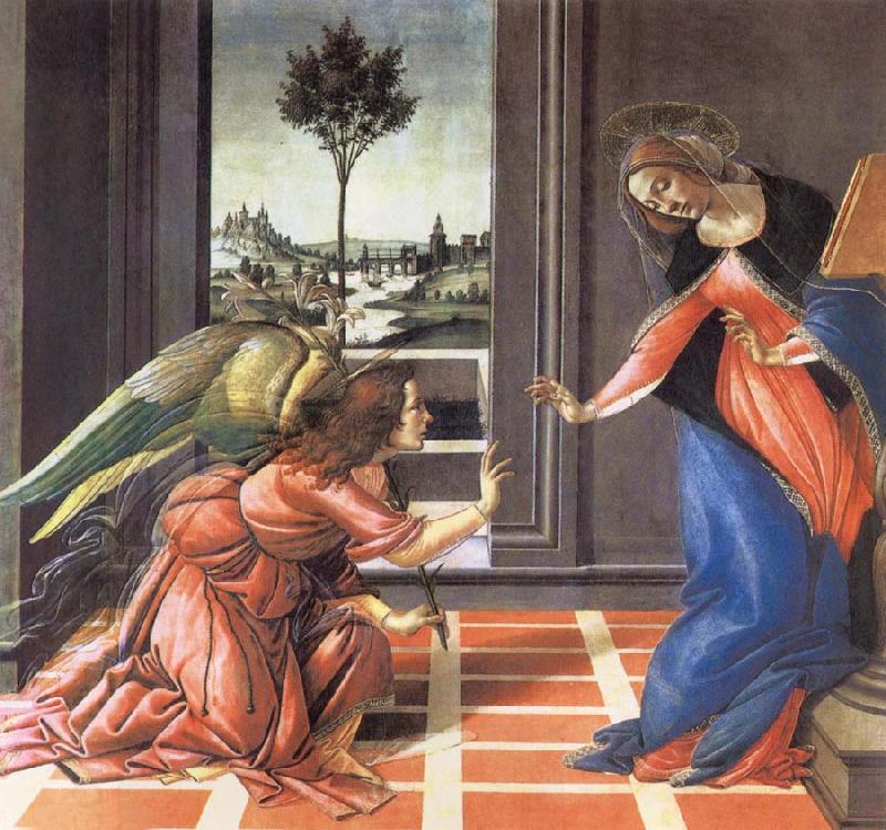 Sandro Botticelli The Verkundigung China oil painting art